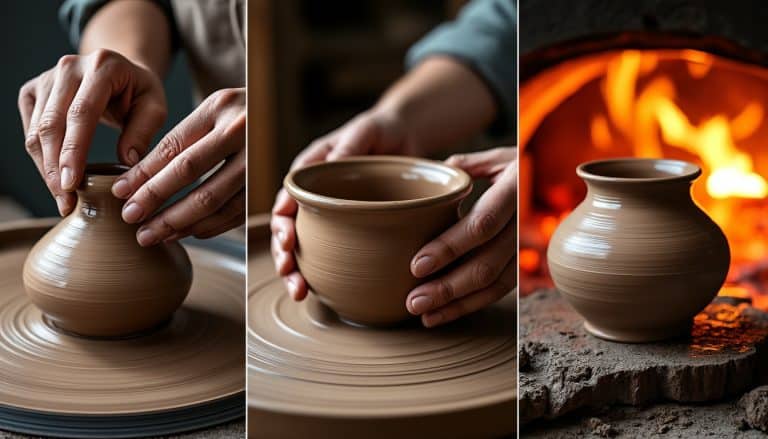 Terre et cuisson : les étapes d'une pièce